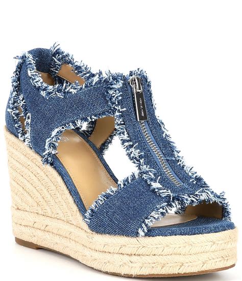 chanclas michael kors|Michael Kors denim sandals.